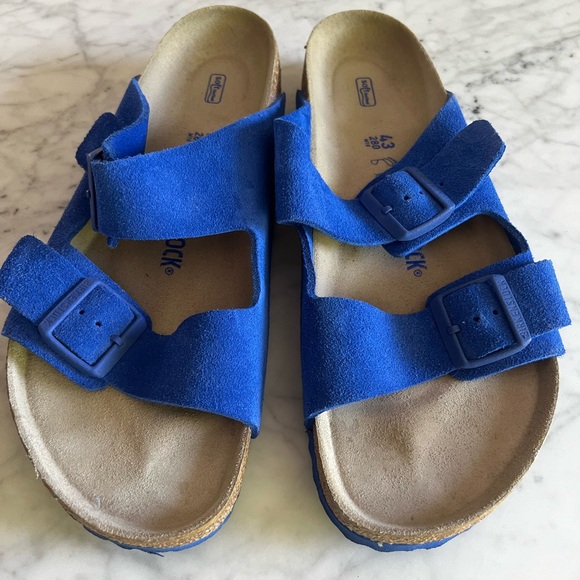 Birkenstock Arizona SFB VL Suede Sandals 'Ultra Blue' 1022298 size 43 - Picture 2 of 10